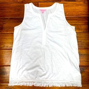 Lilly Pulitzer women’s fringe tank top